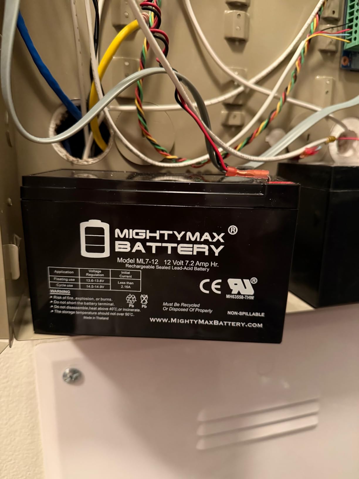 NP7-12 battery customer review photo 1