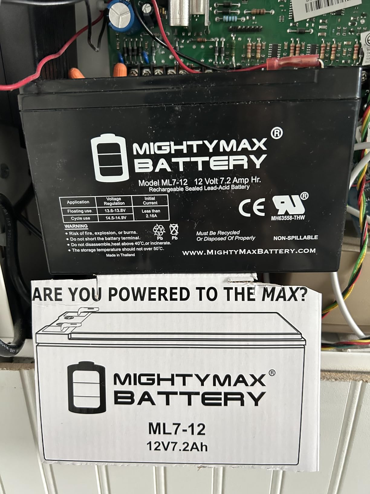 NP7-12 battery customer review photo 6